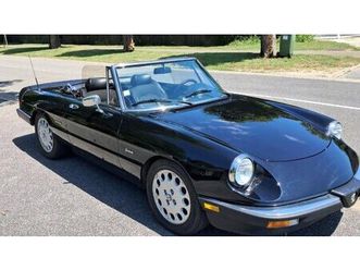 1988 alfa romeo spider quadrifoglio verde a vendre