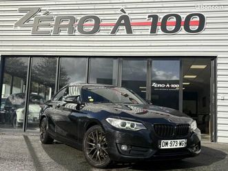 bmw série 2 218d pack sport ( intérieur beige, feux xénon, boite auto)