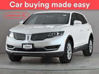 used 2017 lincoln mkx select awd w/ apple carplay, heated front seats, rearview cam