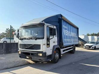 volvo fl6 plataforma + lona elétrica