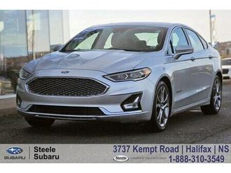used 2019 ford fusion hybrid titanium