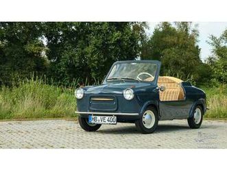 1960 vespa 400 microcar bleu foncé manuel, 4 vitesses con...