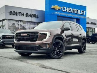 new 2026 gmc acadia elevation
