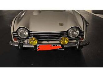 1968 triumph tr5 blanc manuel, 5 vitesses conduite à gauc...