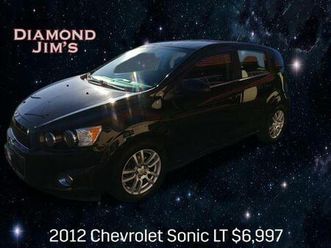 2012 chevrolet sonic 2lt