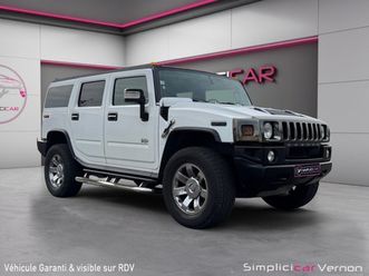 hummer h2 6.2 limousine éthanol d’origine 6 places caméra de recul garantie 12 mois