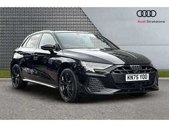 2025 audi a3 40 tfsi e black ed 5dr s tronic [tech pack pro] hatchback plug-in hy automatic