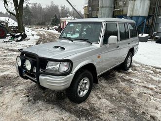 hyundai nissan galloper 4x4 65000tys km orginal laski • olx.pl