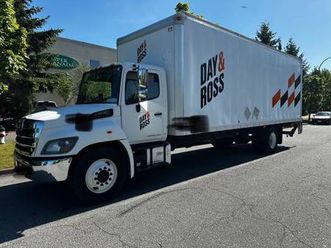 hino 338 26 foot box hydraulic brake big tailgate