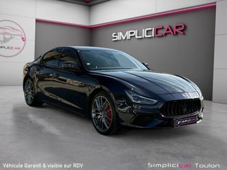 maserati ghibli 3.0 v6 430 s q4 gransport - immatriculation française - suivi entretien - garantie