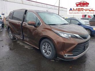 toyota sienna xle 2021 2.5l 2.5 hybryda 189km
