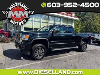 2018 gmc sierra 2500hd wow 4x4 crew cab loaded denali 6.0l v8 gas!!! **financing