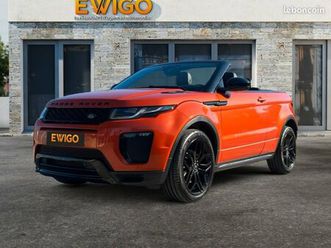 land rover range rover evoque cabriolet 2.0 td4 180ch hse dynamic awd bva options ++ valeur neuf 80k+e distribution neuve garantie 6 mois