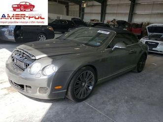 bentley continental gt c speed 2010 6.0l 6.0 benzyna 600km