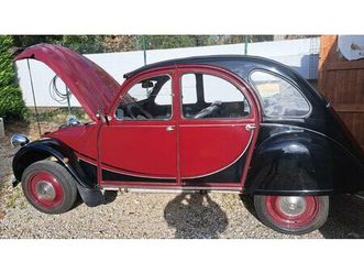 1983 citroen 2cv rouge foncé manuel, 4 vitesses conduite...