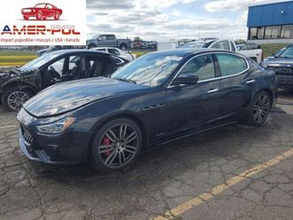maserati ghibli s 2018 3.0l 3.0 benzyna 424km