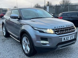 2012 land rover range rover evoque 2.2td pure tech (190bhp) 4x4 coupe 3d