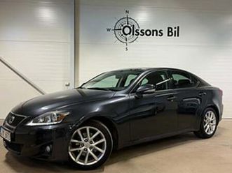 lexus is 250 2.5 v6 aut drag b-kam gps läder kelyess