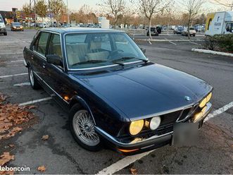 bmw 535i e28 – 1986 – 218 ch – articblau / velours beige – restaurée – sublime
