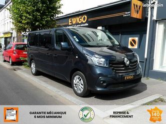 renault trafic spaceclass 1.6 dci 145ch h1 l2 9 places - camera ar - entretien constructeur - attelage