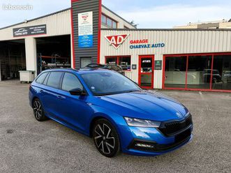 skoda octavia combi break sw 1.5 tsi mhev 150cv dsg7 sportline + toit ouvrant panoramique