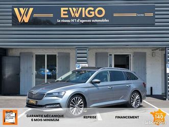 skoda superb combi 2.0 tdi 190 scr laurin klement dsg bva / excellent etat entretien exclusif skoda complet
