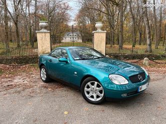 mercedes slk 200 r170 - automatique - 04/1997 - 124000 kms - rare vert vivianite -