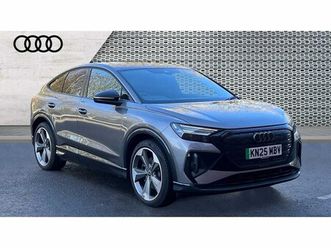 audi q4 sportback e-tron black edition 45