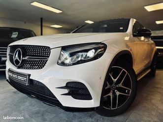 mercedes glc coupe 220 d 170 ch 4matic sportline + led + gps + camera 360 + to + garantie 12 mois