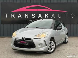 citroen ds3 vti 120 so chic/ cabriolet / radar de recul / chaine /