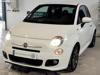 fiat 500 s (2) 0.9 twin air 85cv s/s 2nd main entretien a jour garantie 6 mois