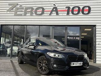 bmw serie 2 218d pack sport ( intérieur beige, feux xénon, boite auto)