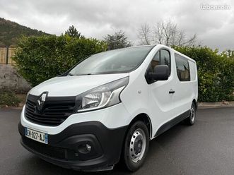 renault trafic l1h1 confort dci bv6m cabine approfondie 6 places. 1ère main tva 41620 kms clim bluetooth
