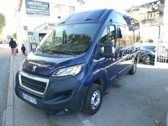 peugeot boxer l2 h1 combi long 2,0 bluehdi 16 v 130 cv tpmr 5 places + 3 fauteuils ou 3 places + 4 fauteuils tva 1 er main