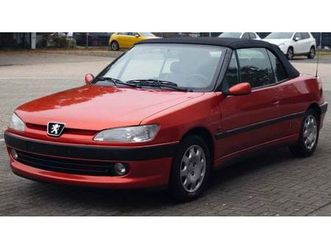 peugeot 306 cabrio tüv/scheckheft/teilleder