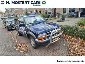 chevrolet blazer - usa 4.3 wagon e *apk 25-10-2025* leren bekleding rijdt goed leuke wagen bj.2002 lpg