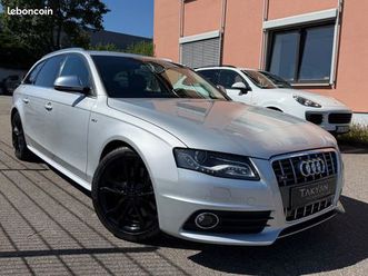 audi s4 avant 3.0 tfsi quattro 333ch - sièges chauffants - régulateur - phares xénon - carnet complet