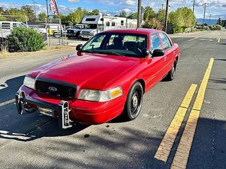 2009 ford crown victoria sedan 4d police interceptor 4.6l v8