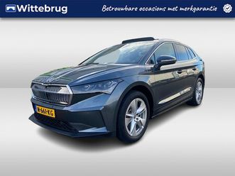škoda enyaq iv 80 204pk comfort sport plus / panoramadak / led-crystalface / navi / achteruitrijcamera / verwarmbare voorstoelen