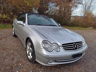 mercedes-benz clk-240 cabrio silber youngtimer