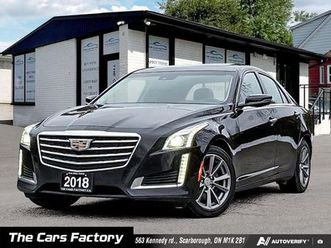 used 2018 cadillac cts 3.6l luxury awd no accidnet loaded!