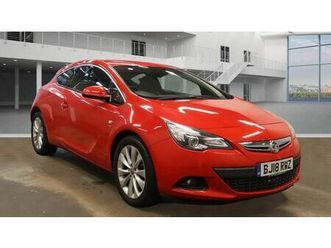 vauxhall gtc 1.4i turbo sri coupe 3dr petrol manual euro 6 (start/stop) (140 ps)