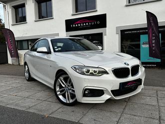 bmw serie 2 coupe f22 220d 190ch m sport gps – radar – cuir – suivi