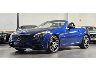 mercedes slc classe 43 amg 9g tronic bleu manufaktur / historique