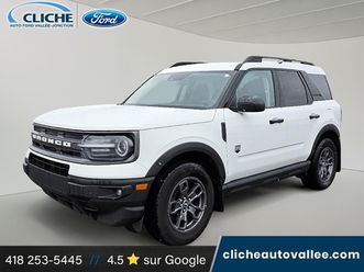 ford bronco sport 2022 big ben 4x4, sieges chauff, 1 proprio