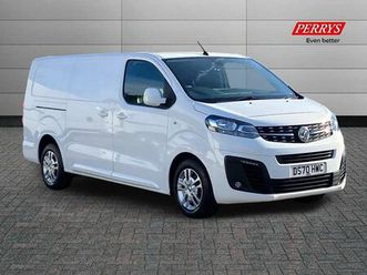 vauxhall vivaro 2900 1.5d 100ps sportive h1 van
