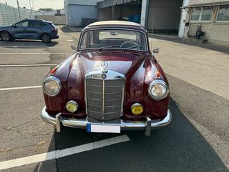 mercedes ponton 220s mit originalem stoffschiebedach