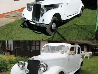 2 oldtimer mercedes 170v antik