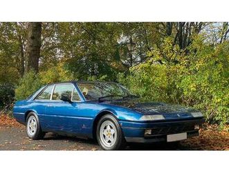 1989 ferrari 412 bleu automatique, 3 vitesses conduite à...