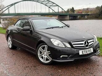 2011 mercedes-benz e class e500 sport 2dr tip auto convertible petrol automatic